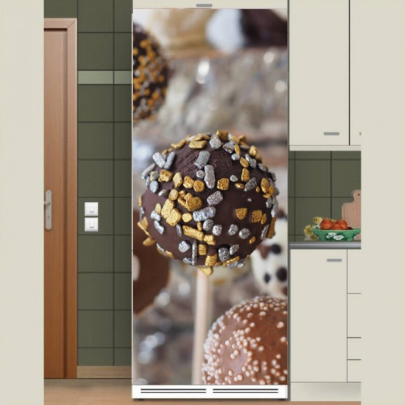 Αυτοκόλλητο ψυγείου με Σοκολατένια Γλειφιτζούρια